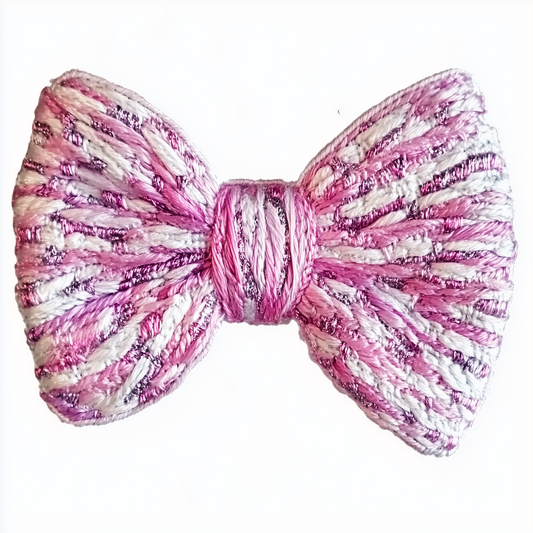 Pink Bow tie Quilt Artwork