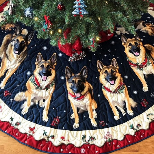 German Shepherd Charm Artisan Quilt Artwork