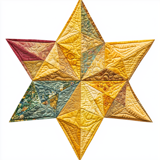 Festive Star Quilt Artwork
