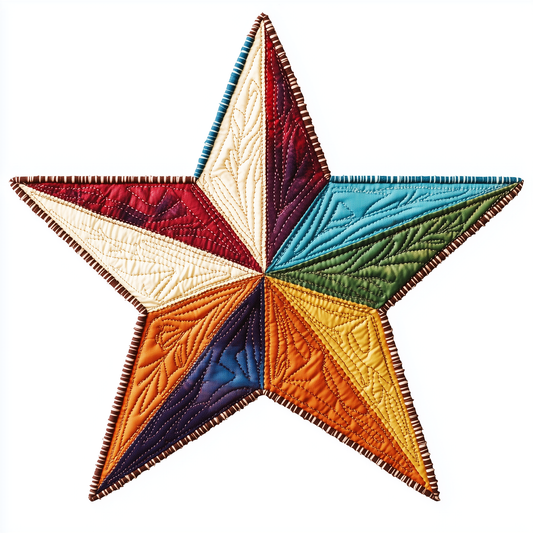 Vintage Star Quilt Artwork