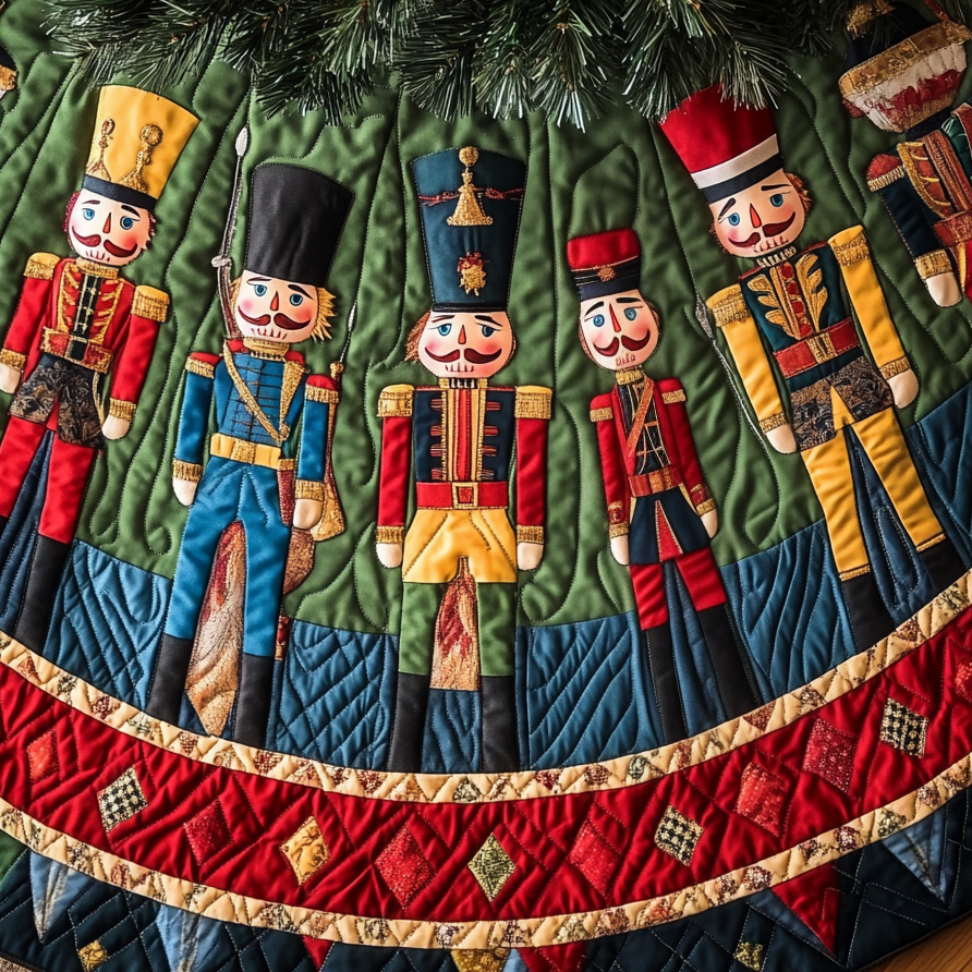 Tinsel and Tidings Christmas Artisan Quilt Artwork