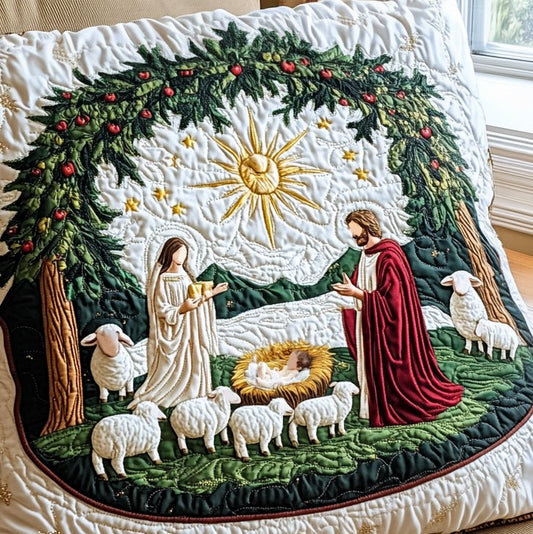 Holy Manger Artisan Quilt Artwork