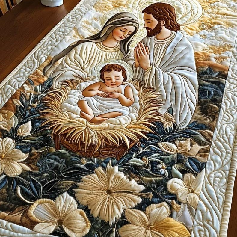 Divine Manger Artisan Quilt Artwork