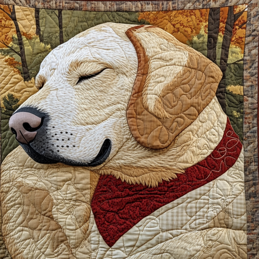 Fetch In The Fields Artisan Quilt Artwork