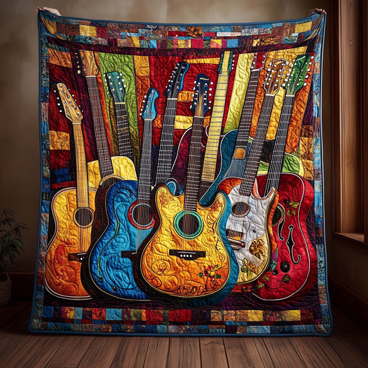 Artistic Guitars Artisan Quilt Artwork