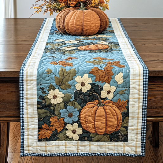 Pumpkin Spice Season Artisan Quilt Artwork