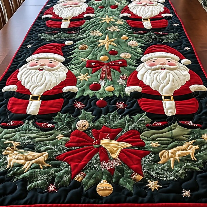 Santa Holiday Magic Artisan Quilt Artwork