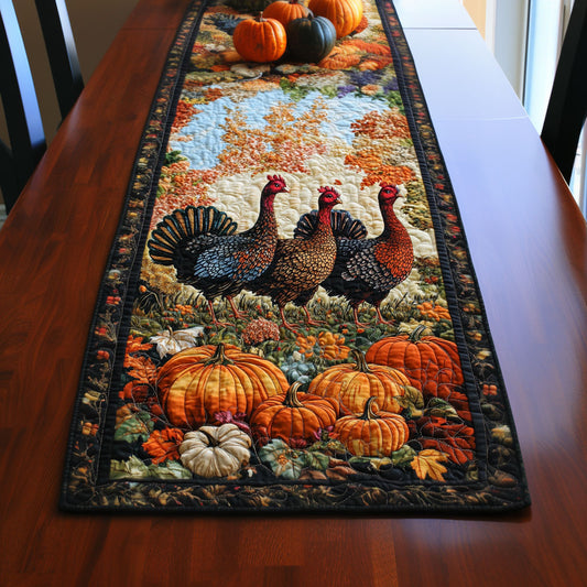 Turkey Trot Artisan Quilt Artwork